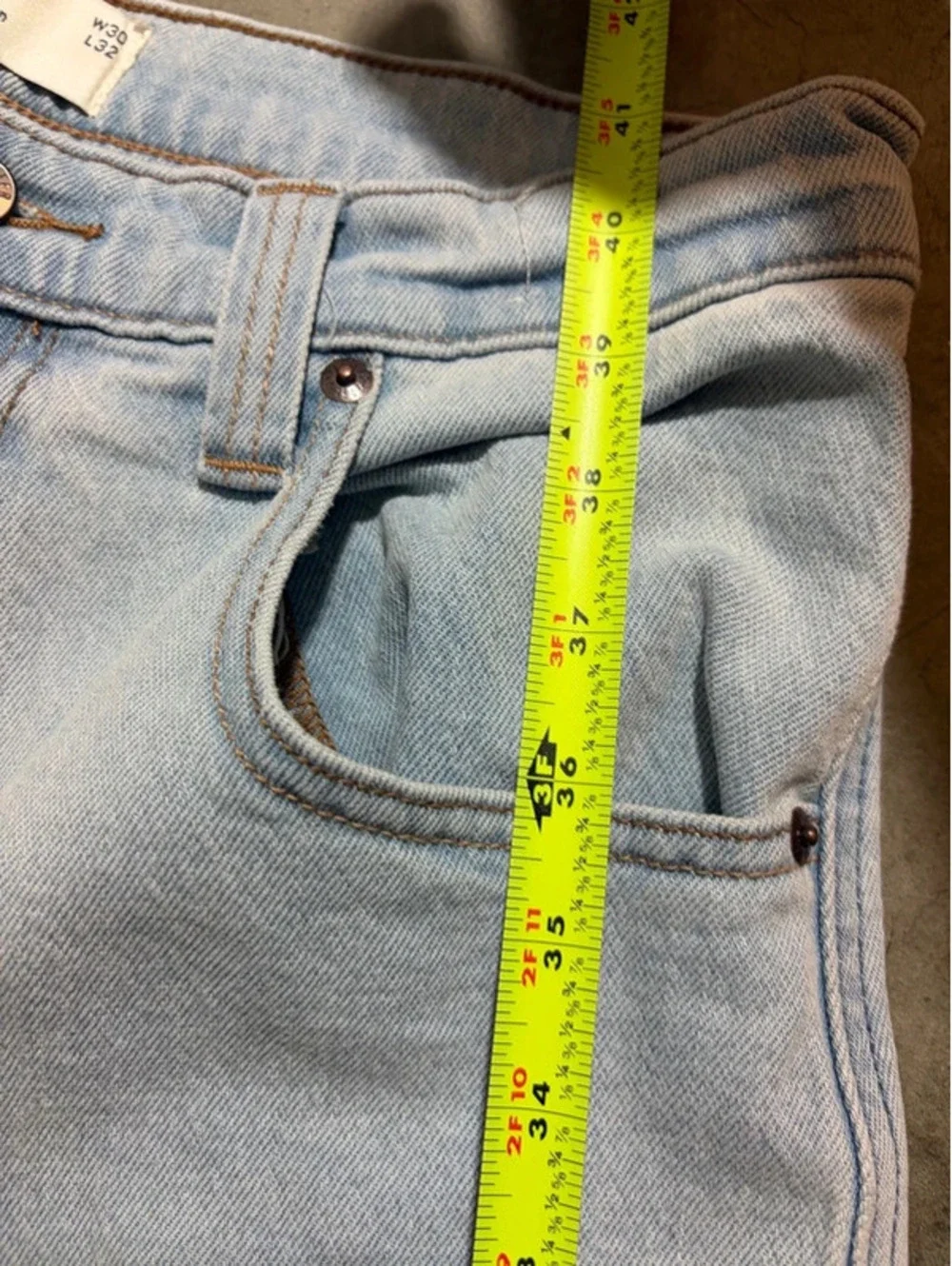 Y2K inspired Hollister light blue wash baggy skater jean